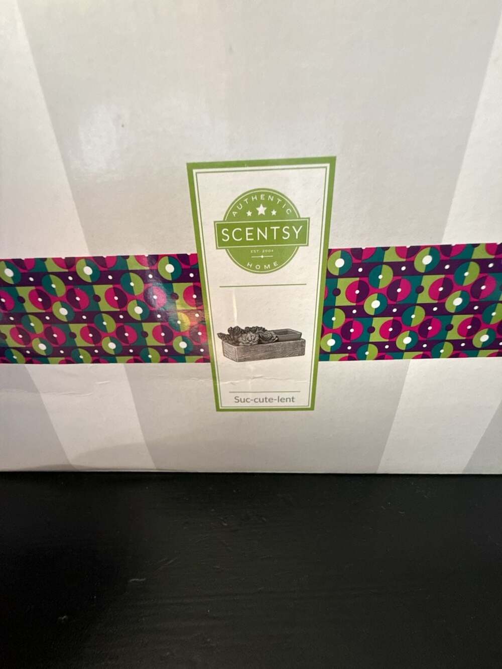 Scentsy Suc-Cute-Lent Succulent Wax Warmer New In Box